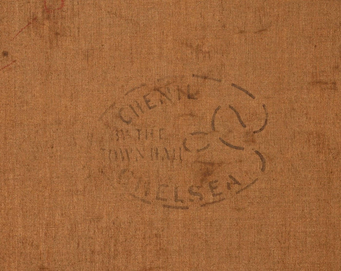 Chenil canvas stamp — close-up