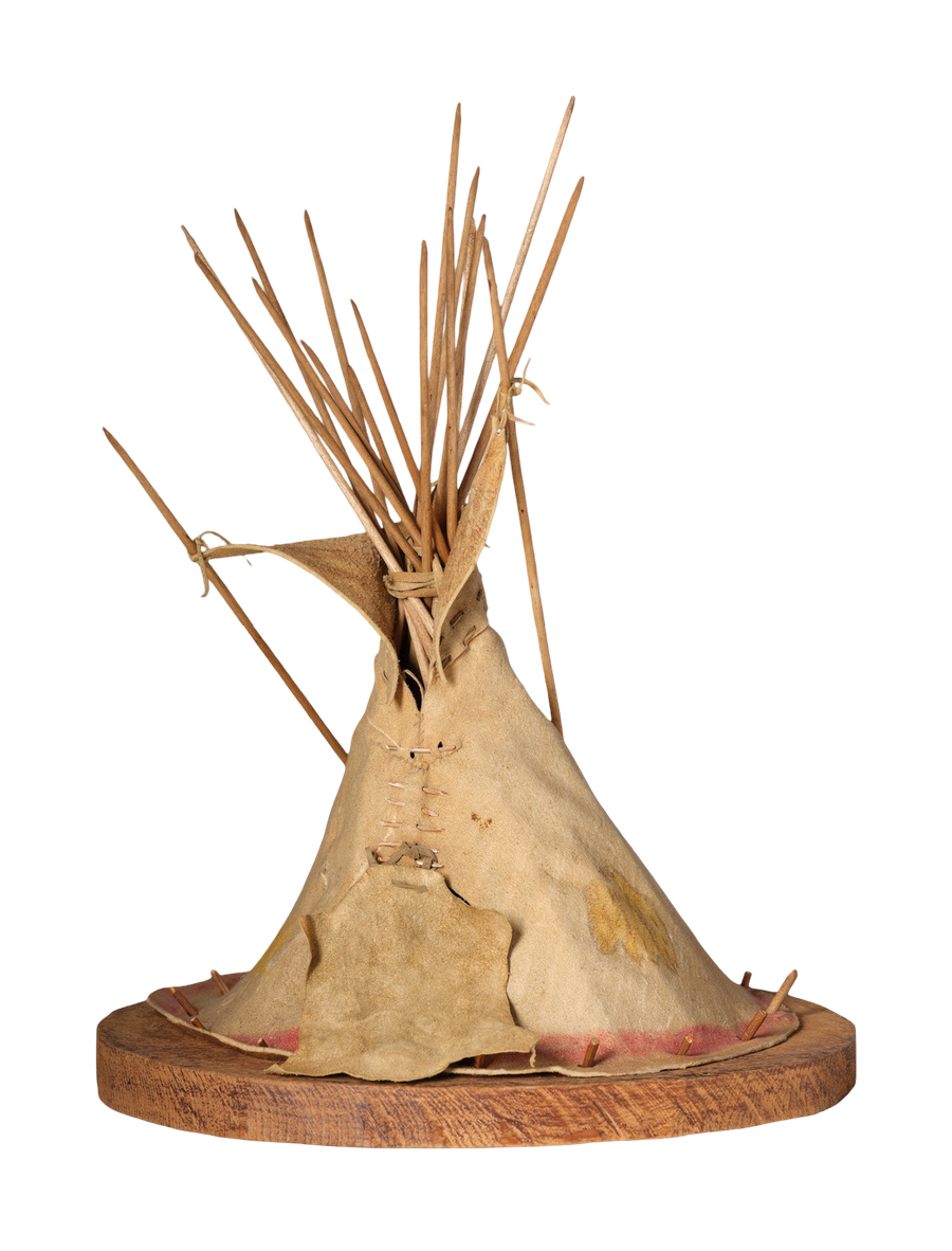 Teepee Encampment by Charles M. Russell
